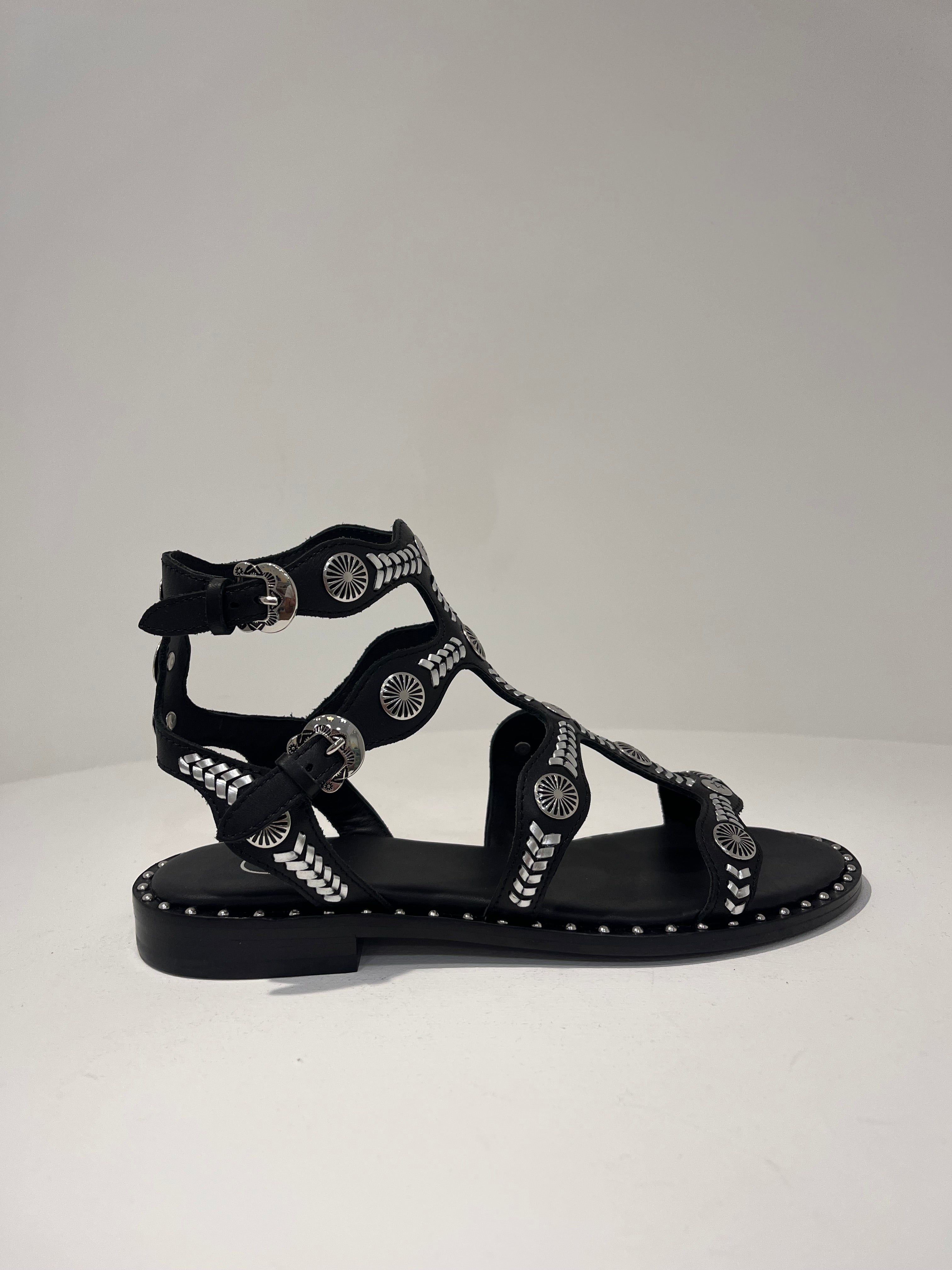 A 136916 001 Pacha decorated gladiator sandal Shoe Ltd